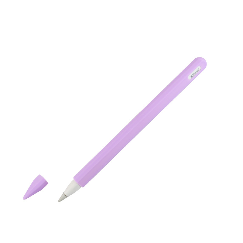 Silicone Case Sleeve Cover For Apple Pencil 2nd Protective Skin Holder Grip and Tip Pencil Silicone Sleeve Cover for apple